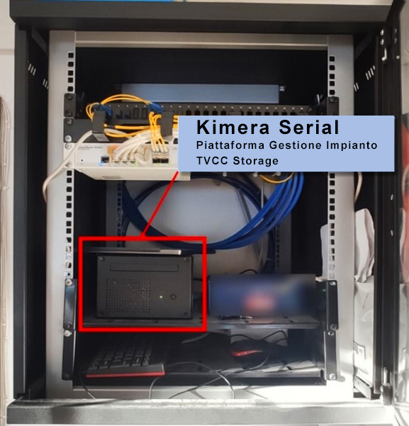 Kimera Serial per piattaforma gestione impianto TVCC storage - videosorveglianza IP